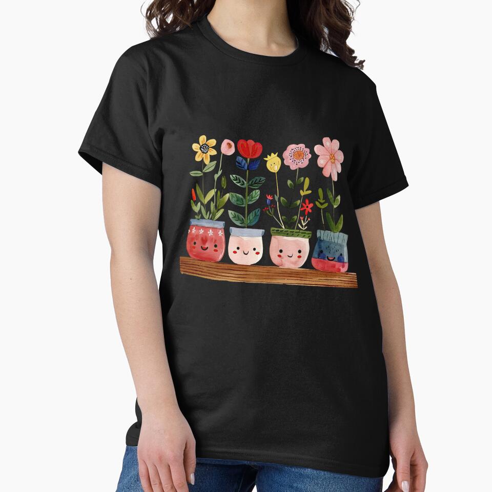 Happy Flower Pots by Liededrom.