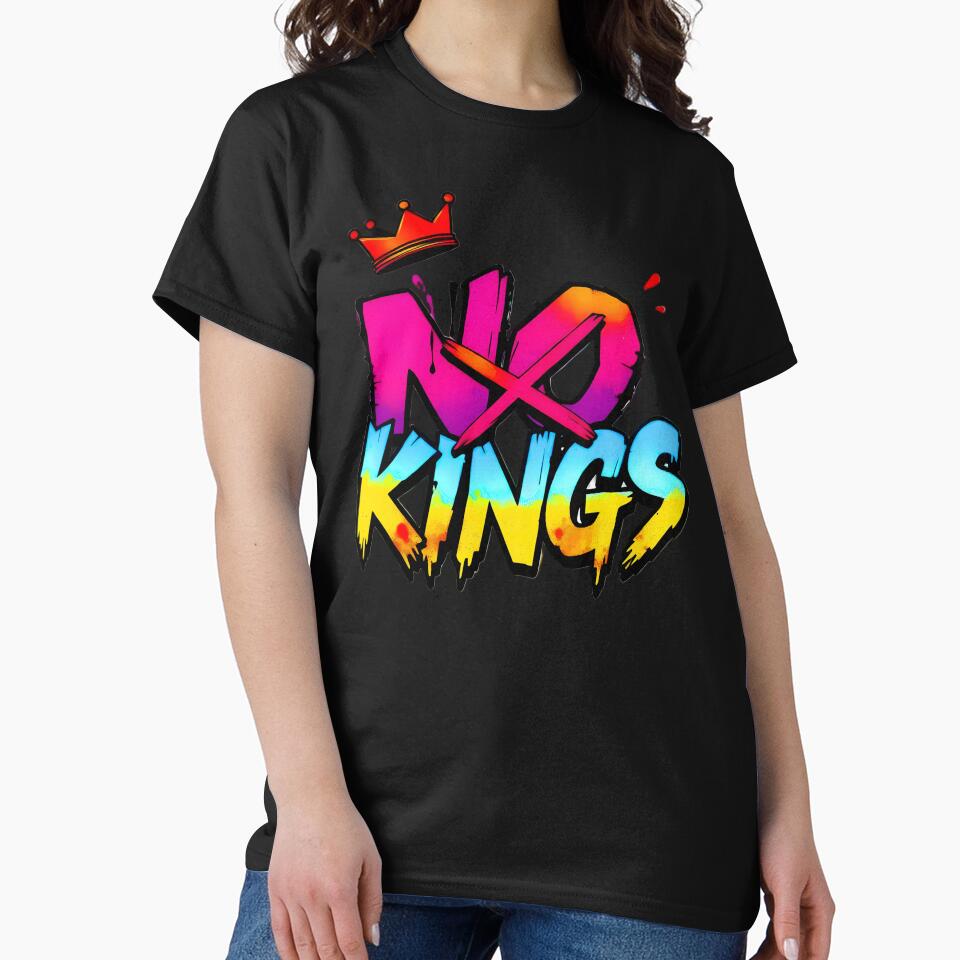 No Kings - Bold Graffiti Statement by DreamsArtwear