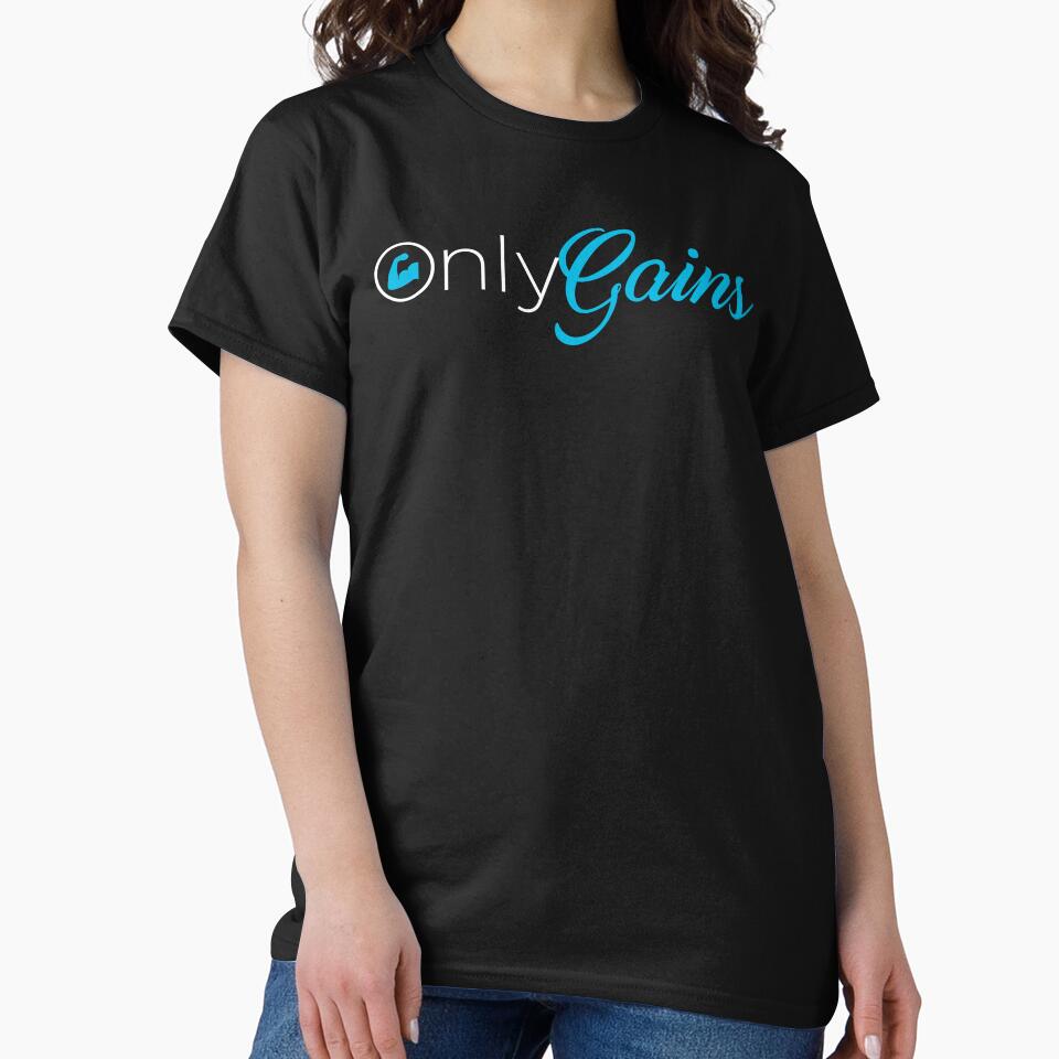 OnlyGains | Funny Workout by Picasmus Tees