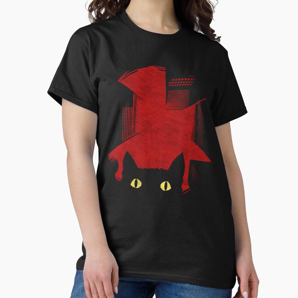 City black cat by clingcling