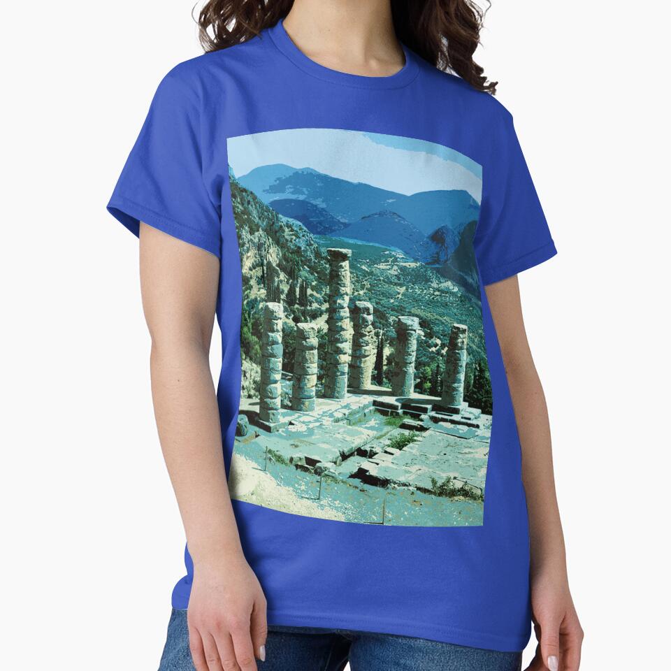 Travel Posters_Visit Delphi_Greece. by FanitsaArt