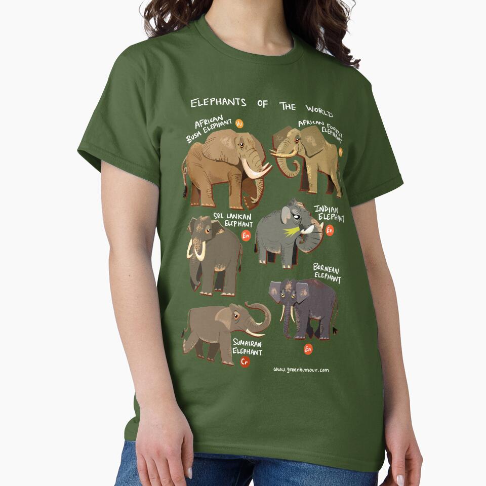 Elephants of the World by Green Humour