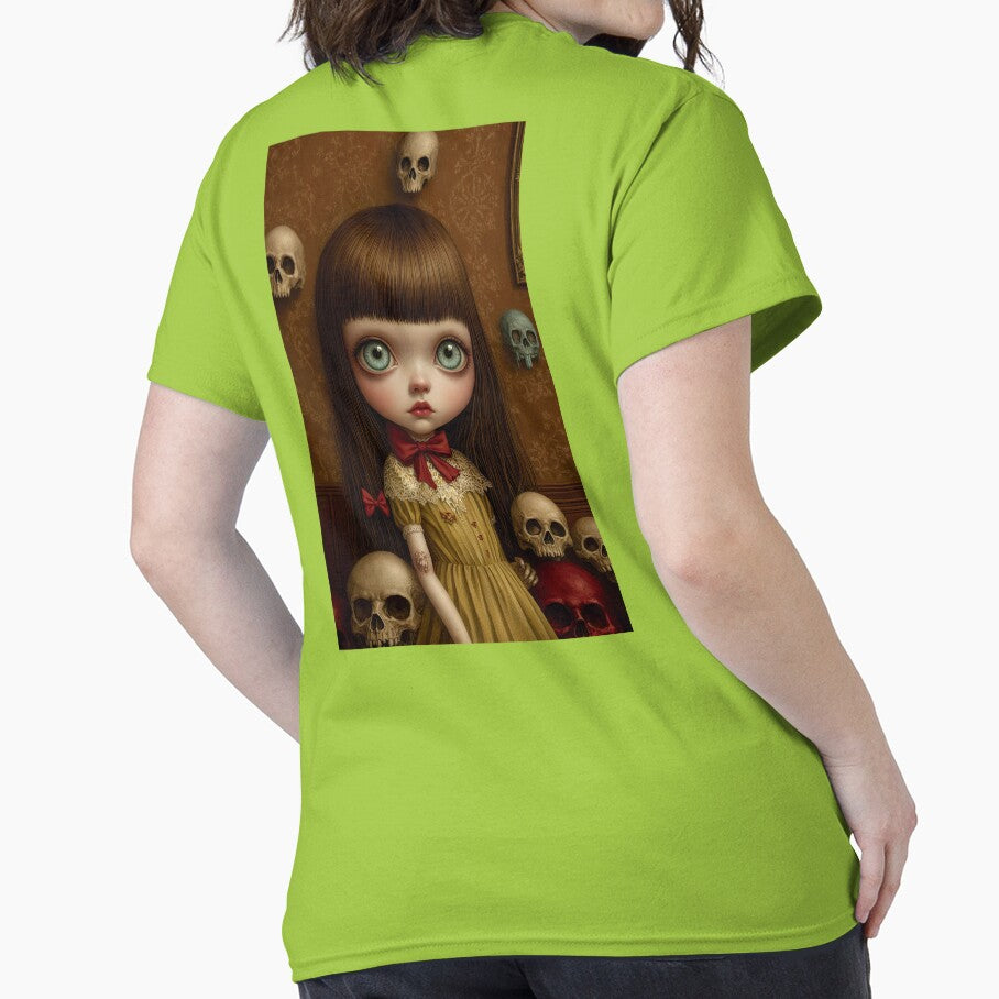 The Girl Who Keeps Secrets. Creepy Cute Gothic Girl. Pop Surrealism Art inspired by Mark Ryden. Lowbrow art.. by Piagor