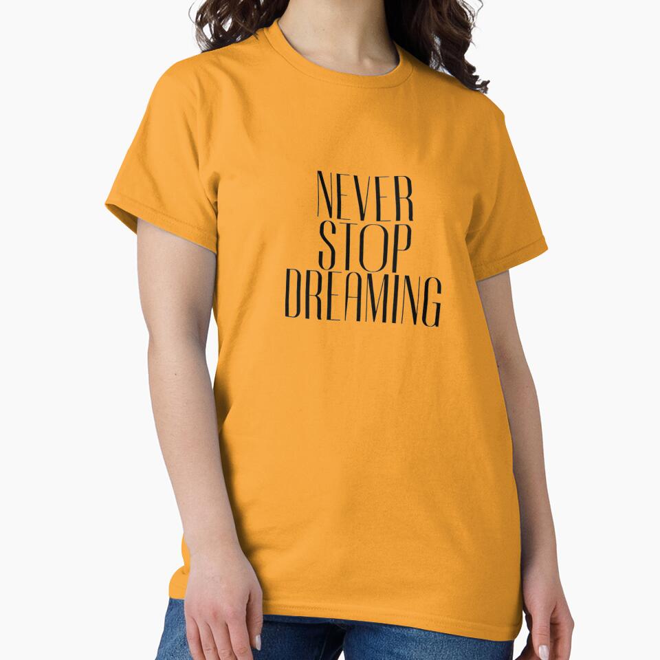 Never StopNever Stop Dreaming Dreaming – Motivational Typography Art by +48574178623