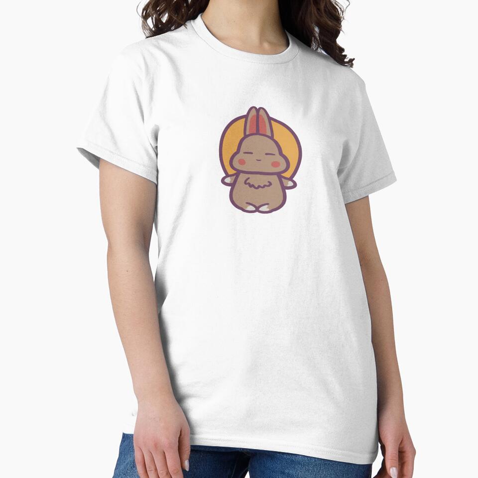 Cute Zen Bunny Rabbit Meditating by ThumboArtBumbo