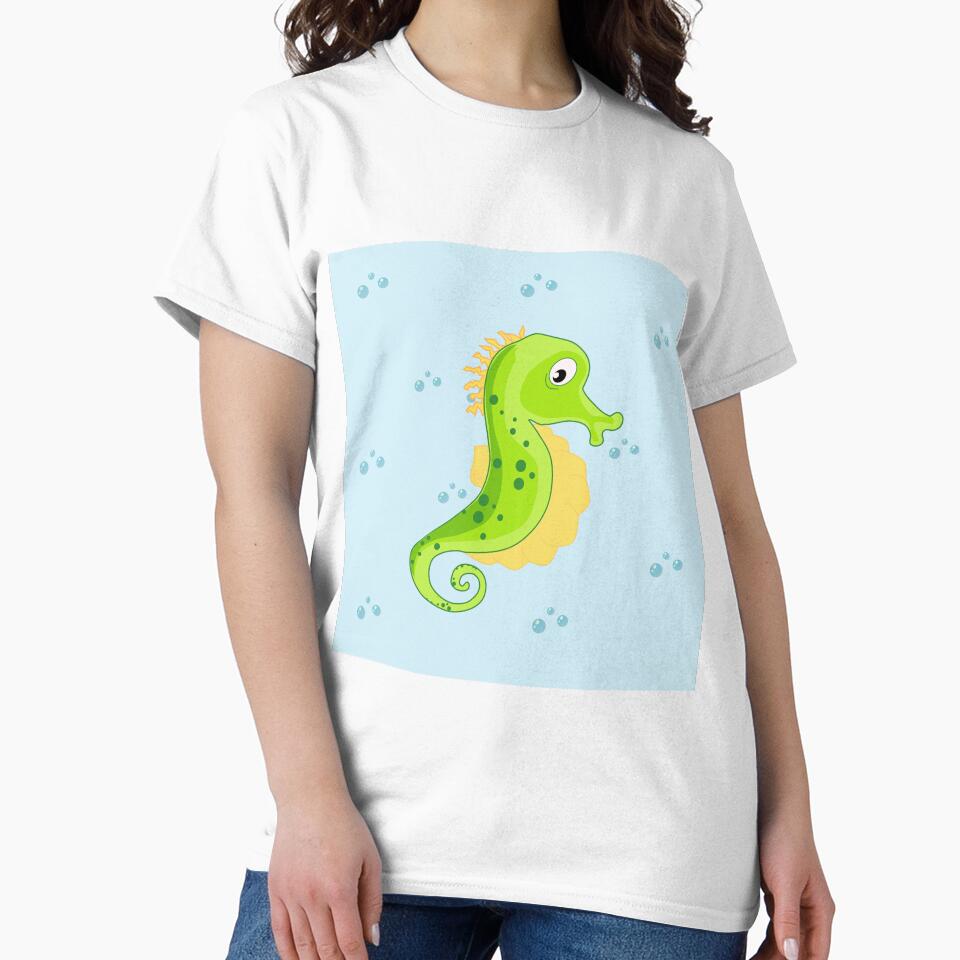 Ocean life - seahorse in the free ocean by Aurealis