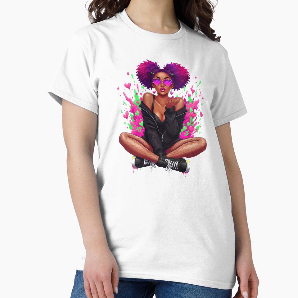 Neon Pink Electric Heartbeat Graphic Tee - Kawaii Pastel Goth Streetwear by Rebel-Candy