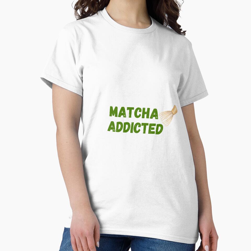 Matcha Addicted – Aesthetic Green Tea Lover Design by NCODesigns
