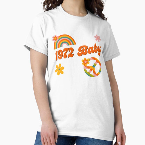 1972 Baby Retro Flowers Peace Sing Groovy Hippie Colors by Brasilia