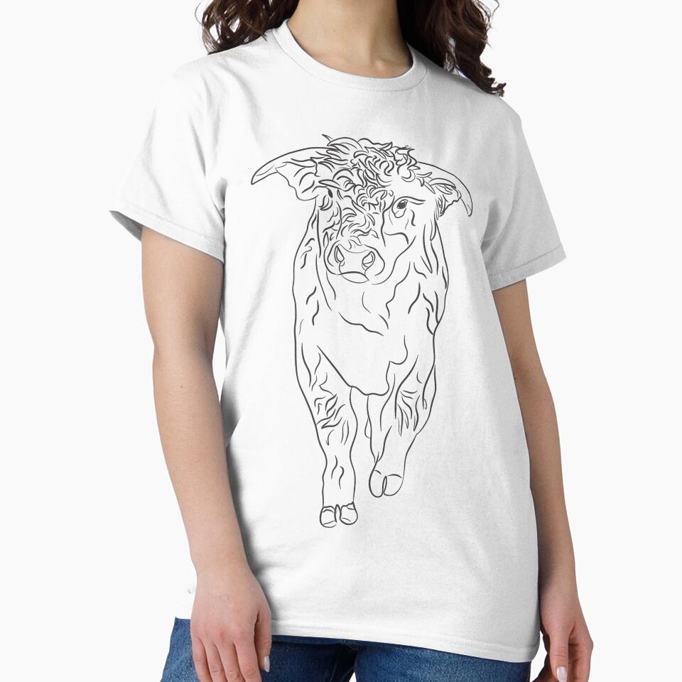 Simba the highland cow by LisaTrincaArt