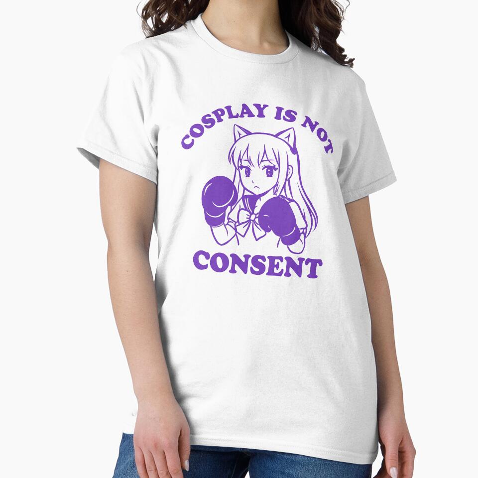 Kawaii Girl with Boxing Gloves – Cosplay Is Not Consent by RockFireMerch