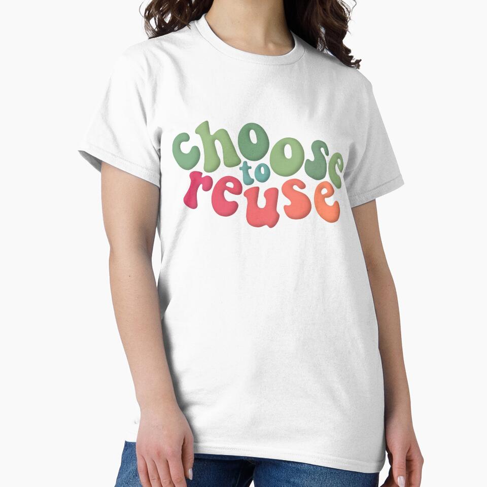 Environmental Advocacy Choose To Reuse Green Pink by cashewdays