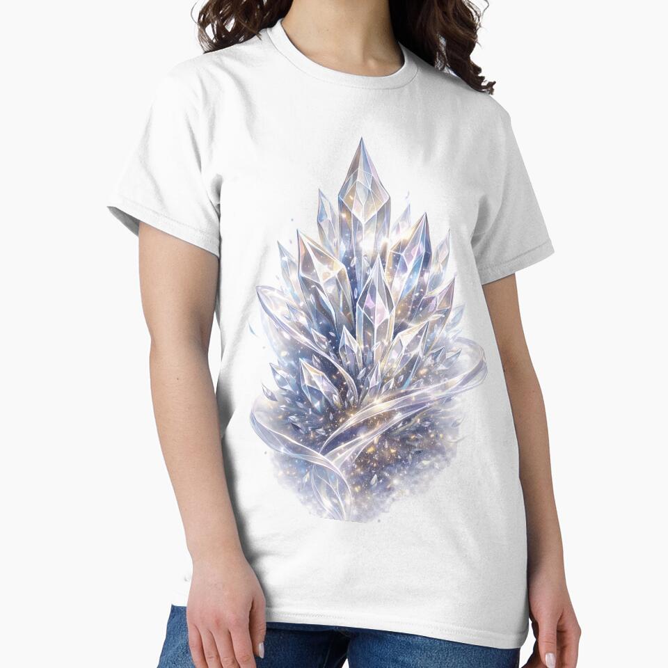 Ethereal Diamond Crystal Cluster Stardust Nebula by CrystalVanta