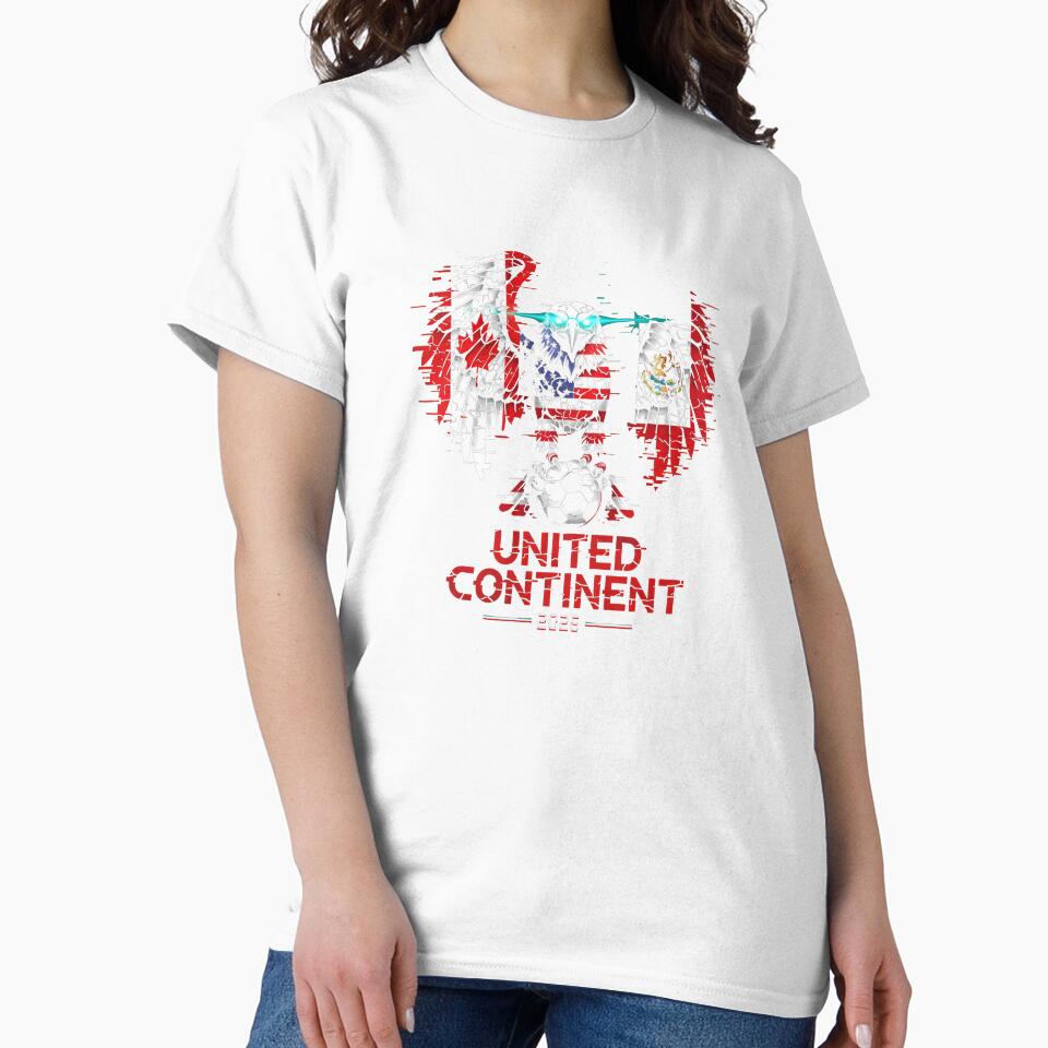 Glitched North America Eagle World Cup Soccer 2026 T-Shirt_83958408 by SubStudio97