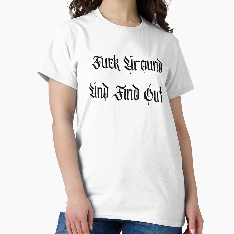 F Around and Find Out y2k style design by VantaTheArtist