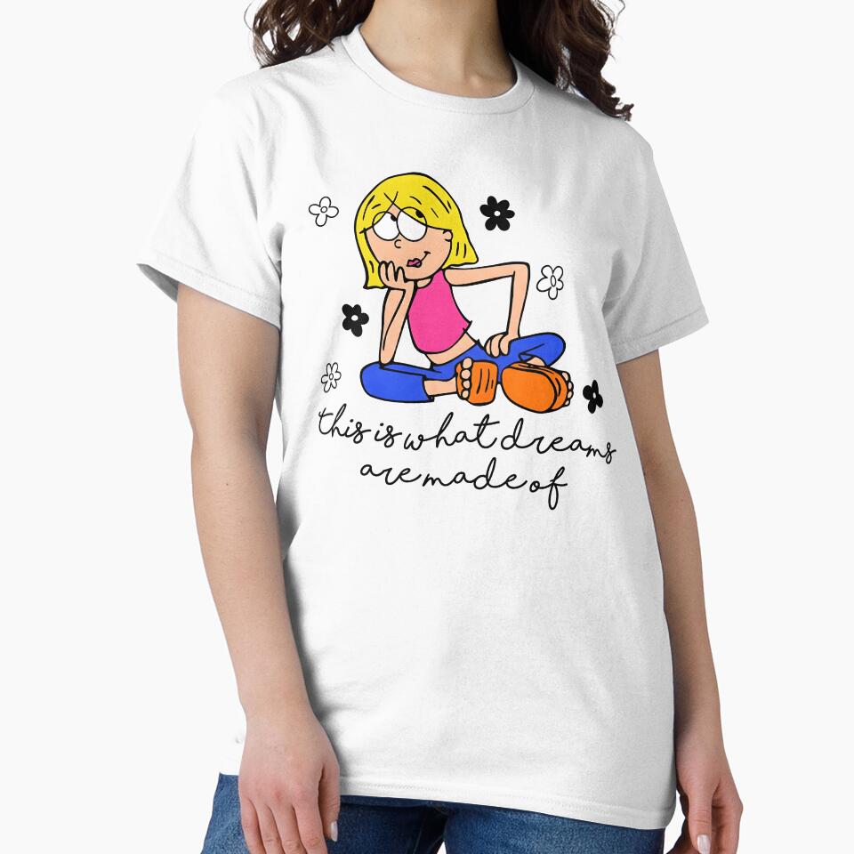 Retro Y2K Blonde Cartoon Girl This Is What Dreams Are Made Of Vintage Graphic T-Shirt by MichaelAdamArt