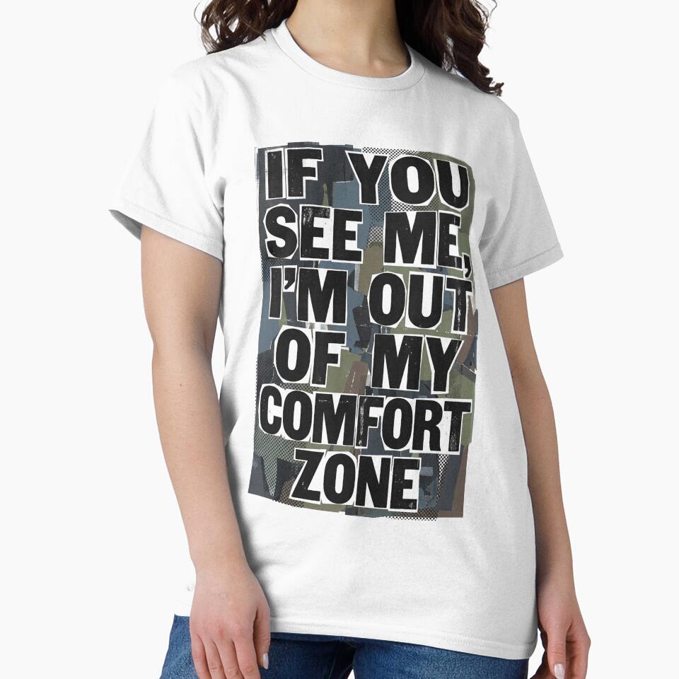[TEXT ONLY] No.3: Out Of My Comfort Zone Funny Introvert by NO BEAVER NO PUNK