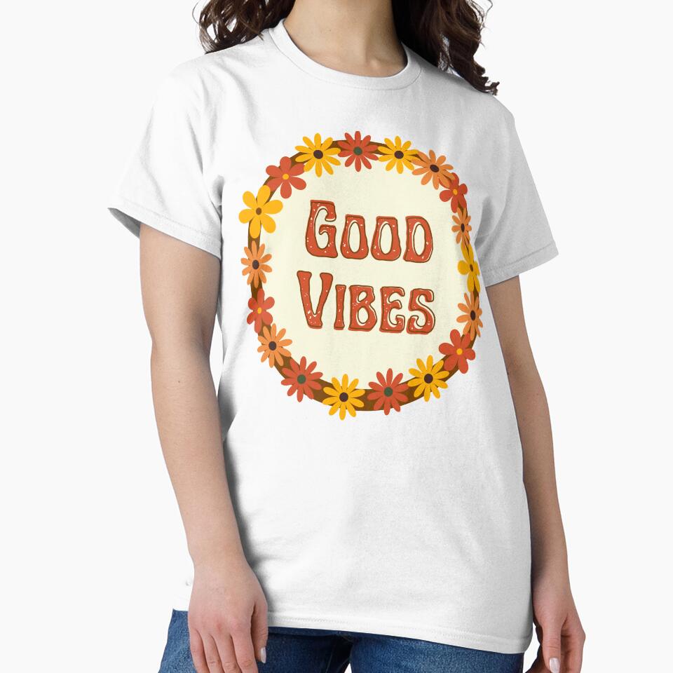 Good vibes hippie flowers by DemonicGloom