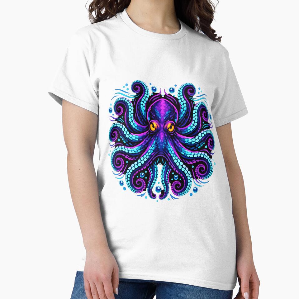 Octopus Deep Dream by doodlepounce