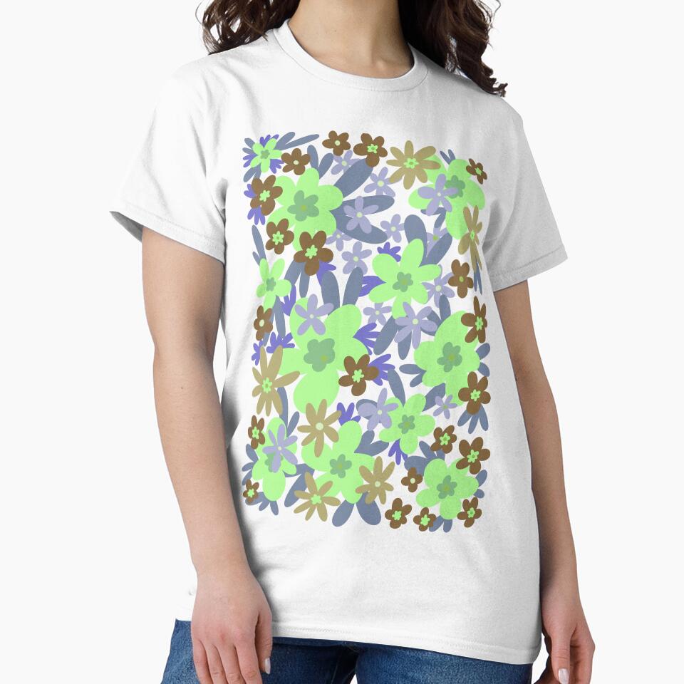Stay Groovy Retro Flowers 90s Winter Morning 2 by PDMT