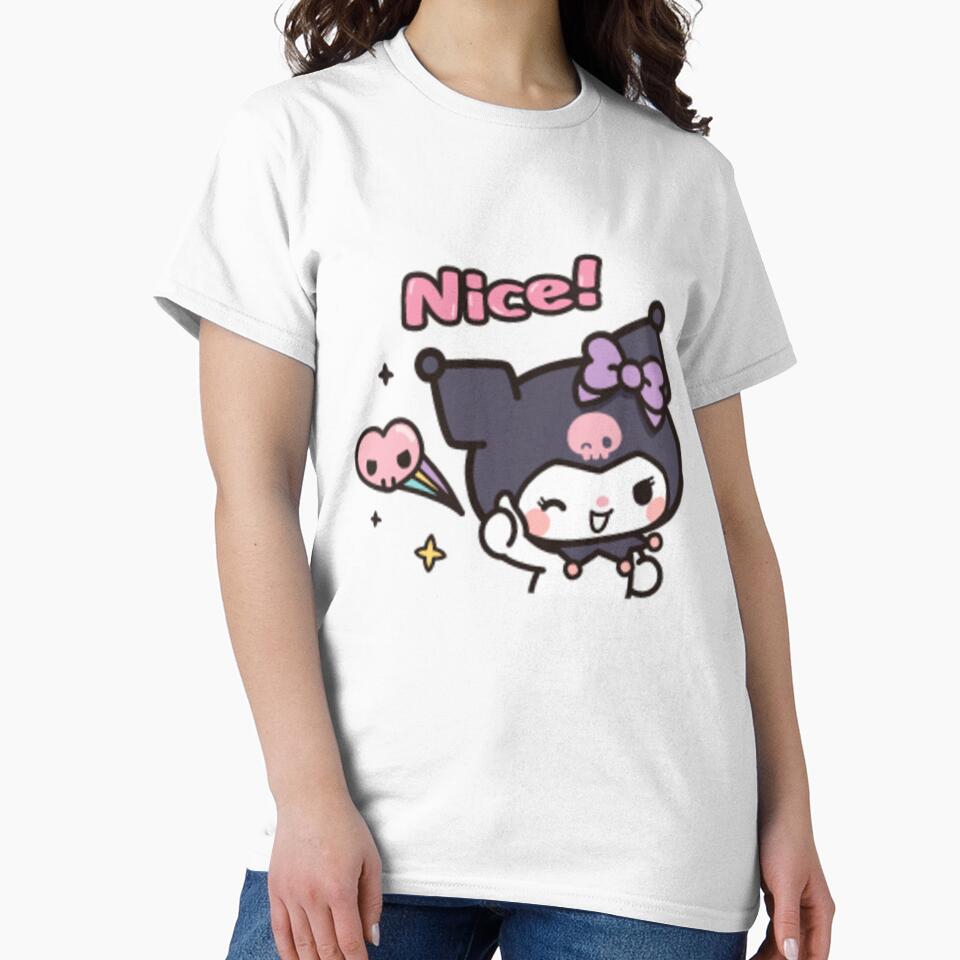 Cute Gothic Kawaii Devil Girl | Nice Quote Aesthetic Cartoon Design by Feminine Energy Studio