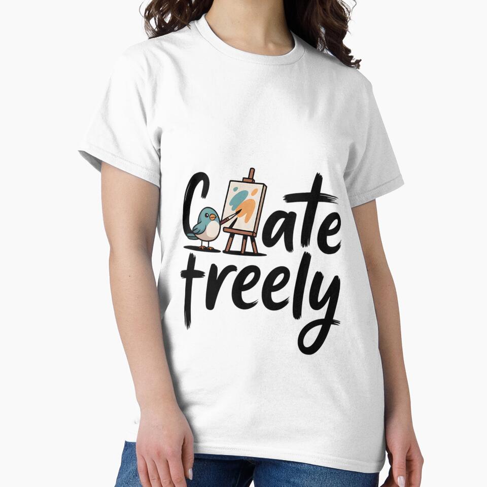 Create Freely Bird Artist Logo by AbanoubStore