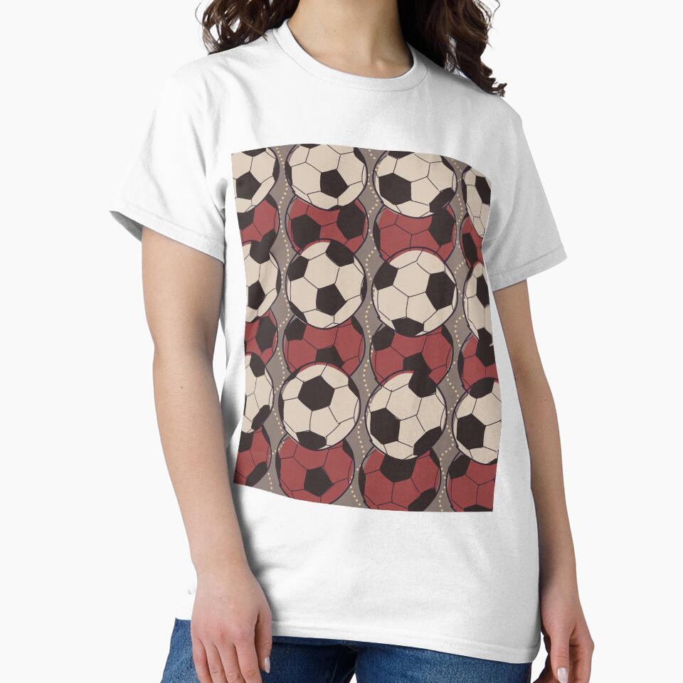 Boho Soccer Ball Pattern - Earthy colored Football by  Boho Vibes Studio