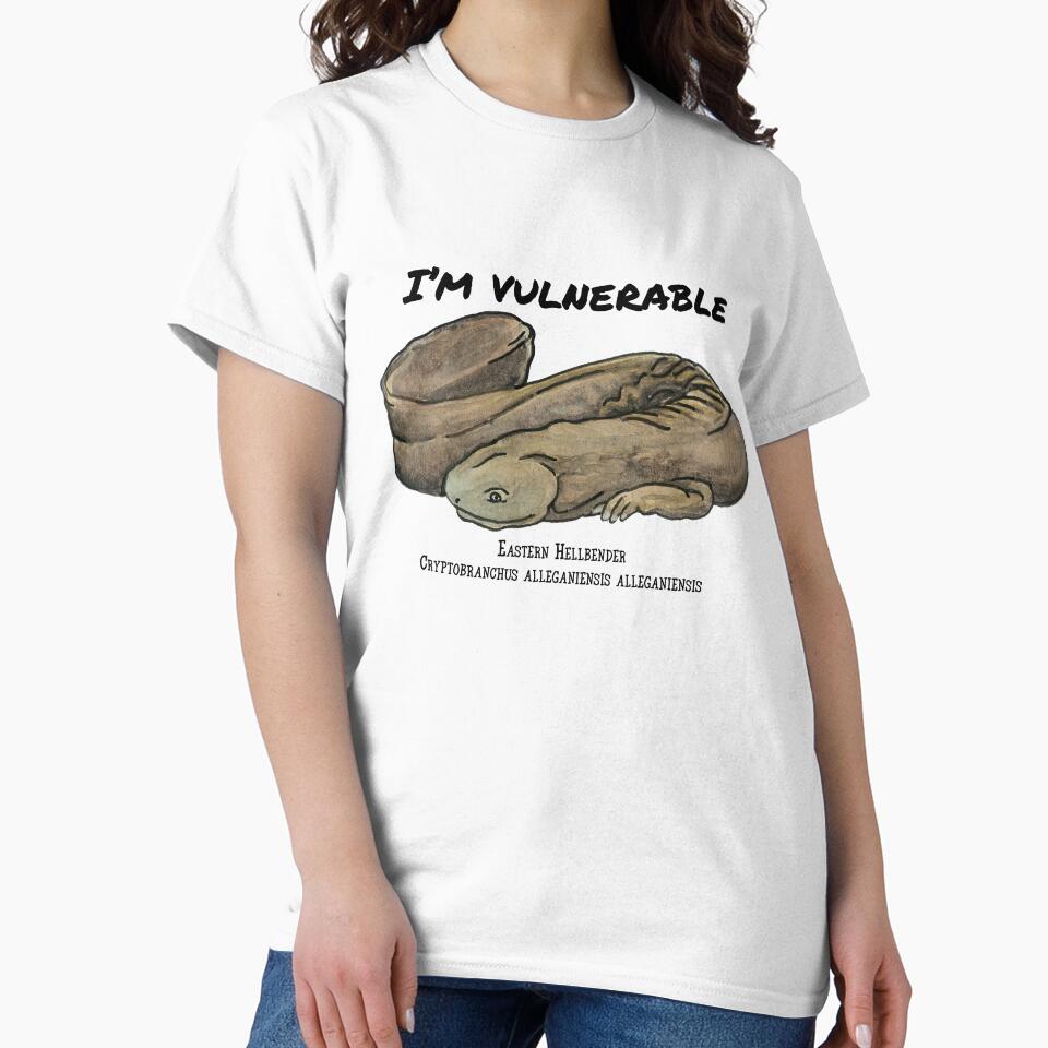 Eastern Hellbender- I'm Vulnerable by Alexis Rodefer