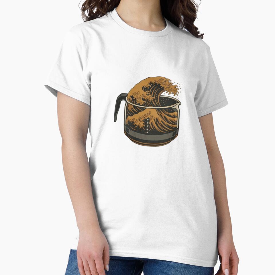 Coffee Great Wave by myideal-shop