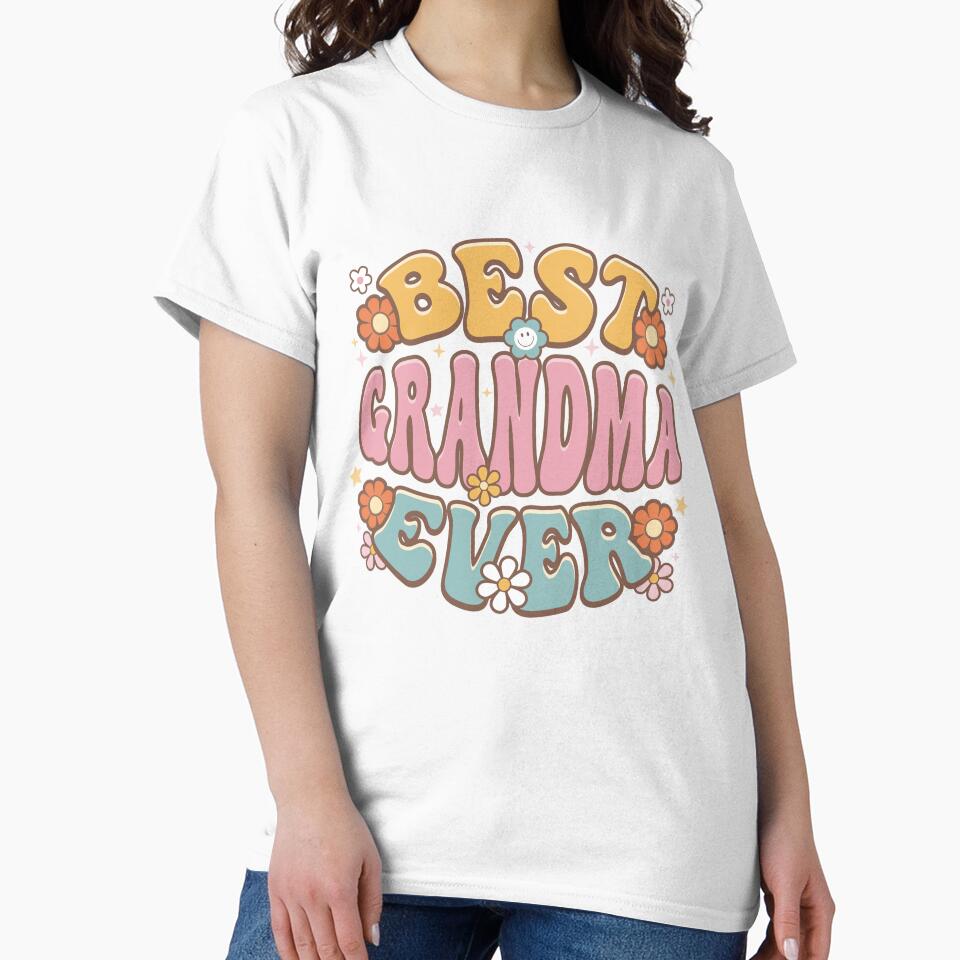 Best Grandma Ever Groovy Retro by jmbeezee