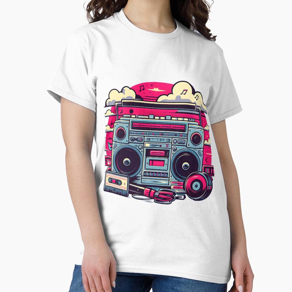 90'S Retro Boombox by elinateaundra