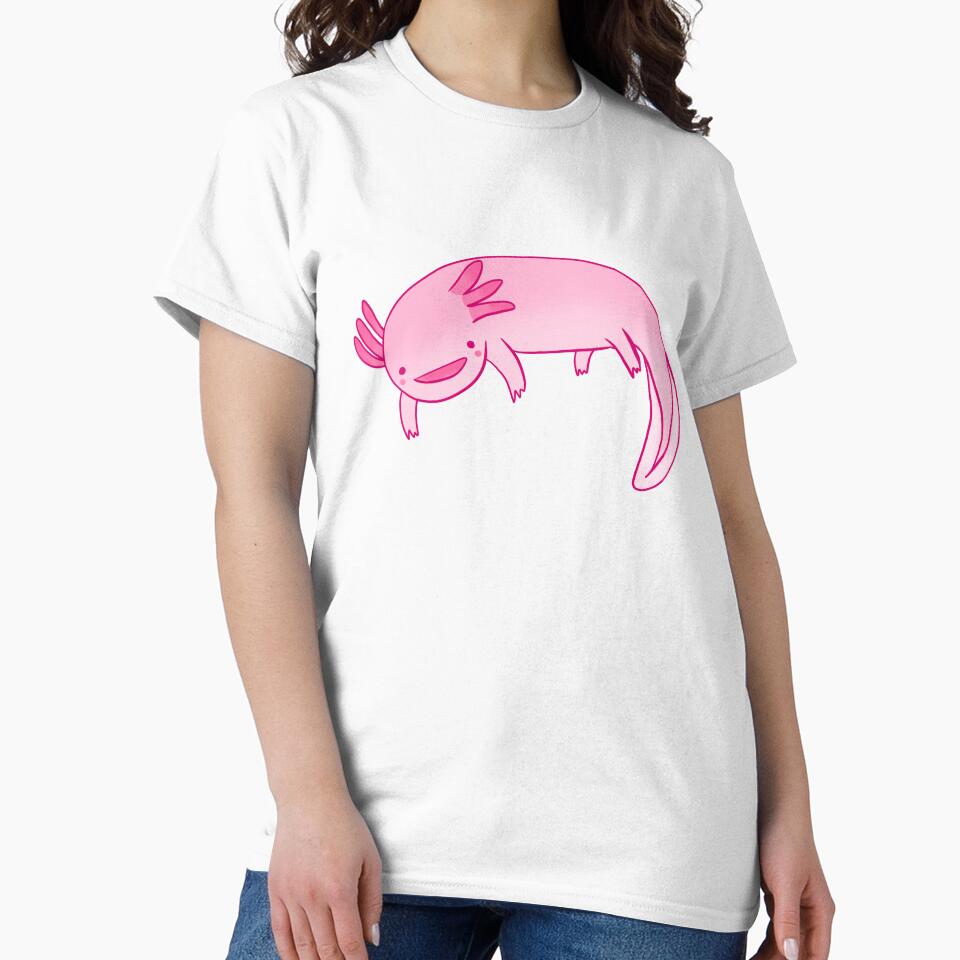 Cartoon axolotl by Mayarart