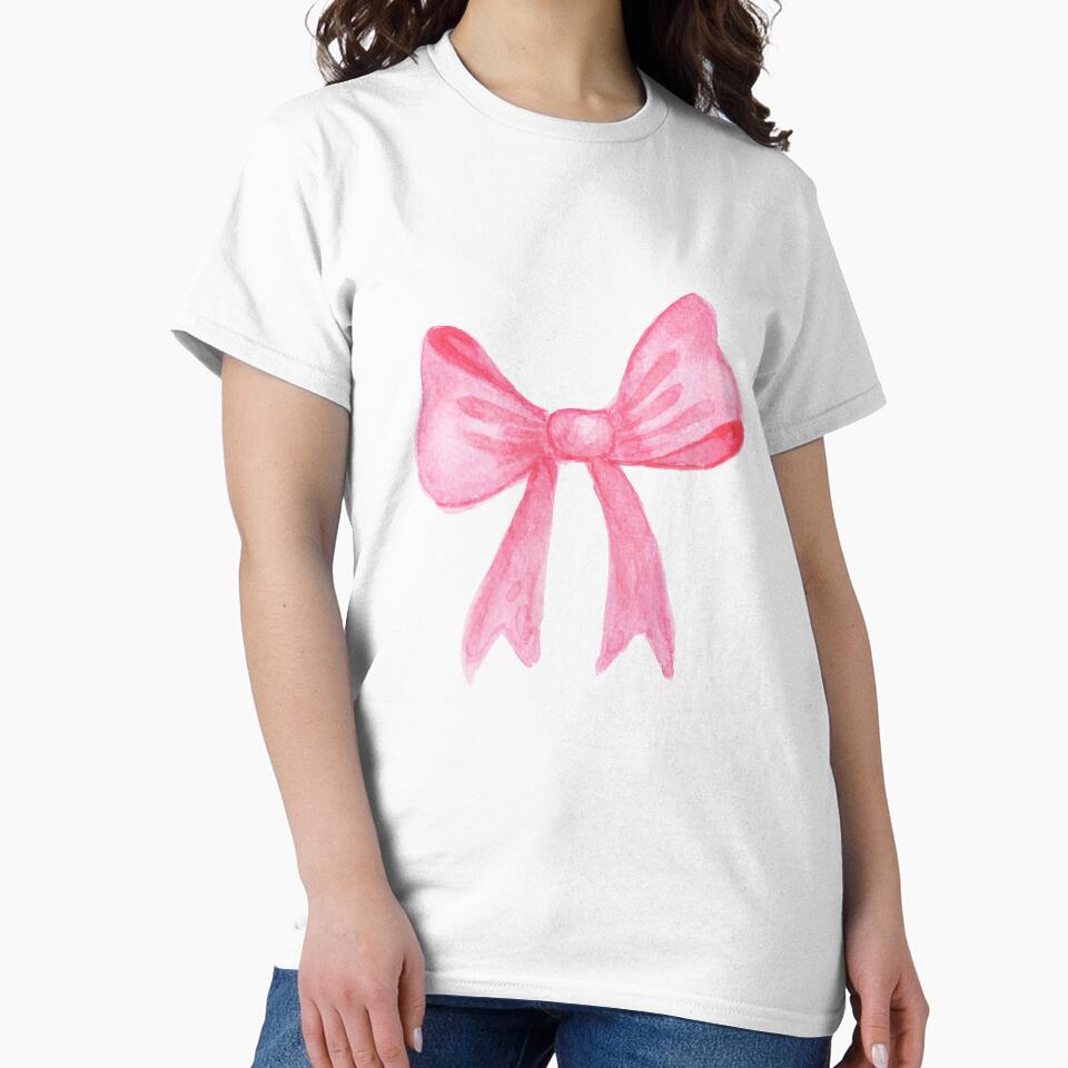 Cute Pink Watercolor Bow - Coquette Aesthetic Ribbon Clip Art by NinaVibeStudio