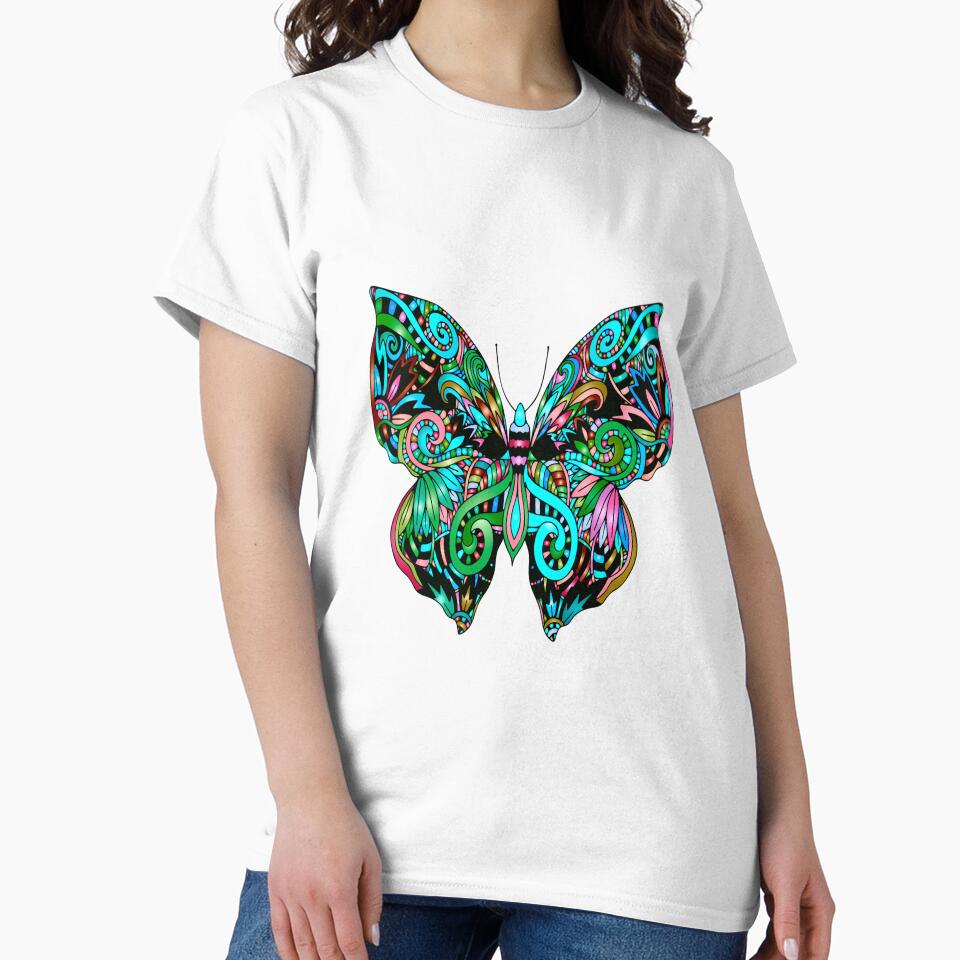 Butterfly Boho-Style by MyTshirtArt
