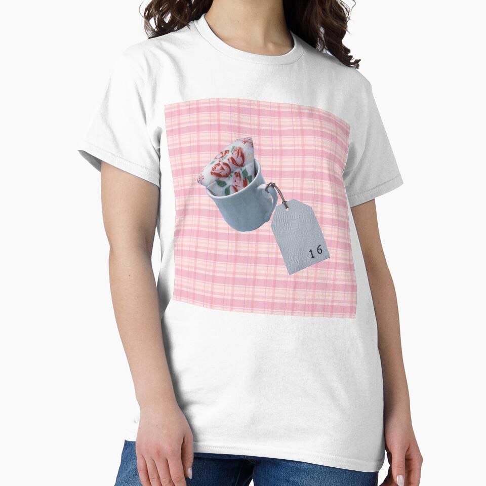 Fancy Teacup Gingham (Pink) by Quillful