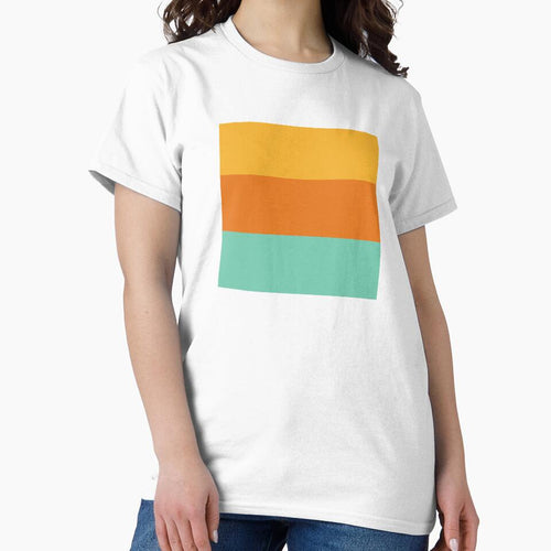 70s Color Palette - turquoise, yellow, orange - retro 3 color scheme by TalBright