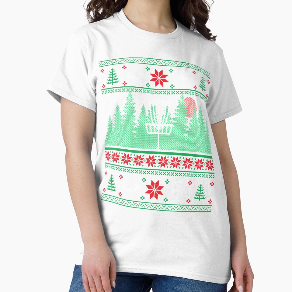 Christmas Disc Golf Frisbee Frolf Ugly Christmas Xmas by mrsmitful
