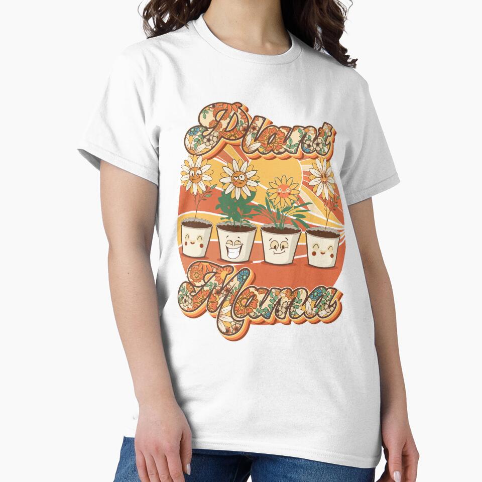 Mother day  plant  mama lover groovy by HomeCoquette