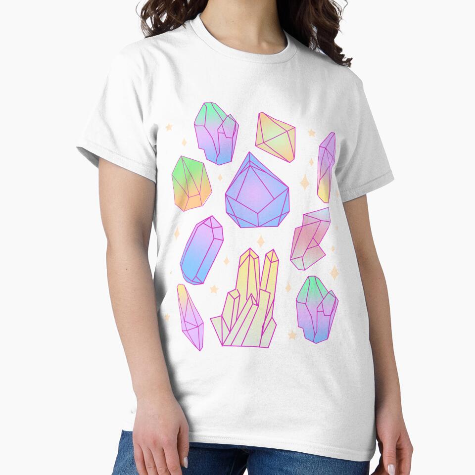 Pastel Goth Magical Crystal Waterfall Kawaii Goth Witchy by MertieStark