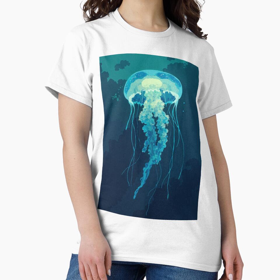 Luminescent lullaby drifting jellyfish by MadeByHaresShop
