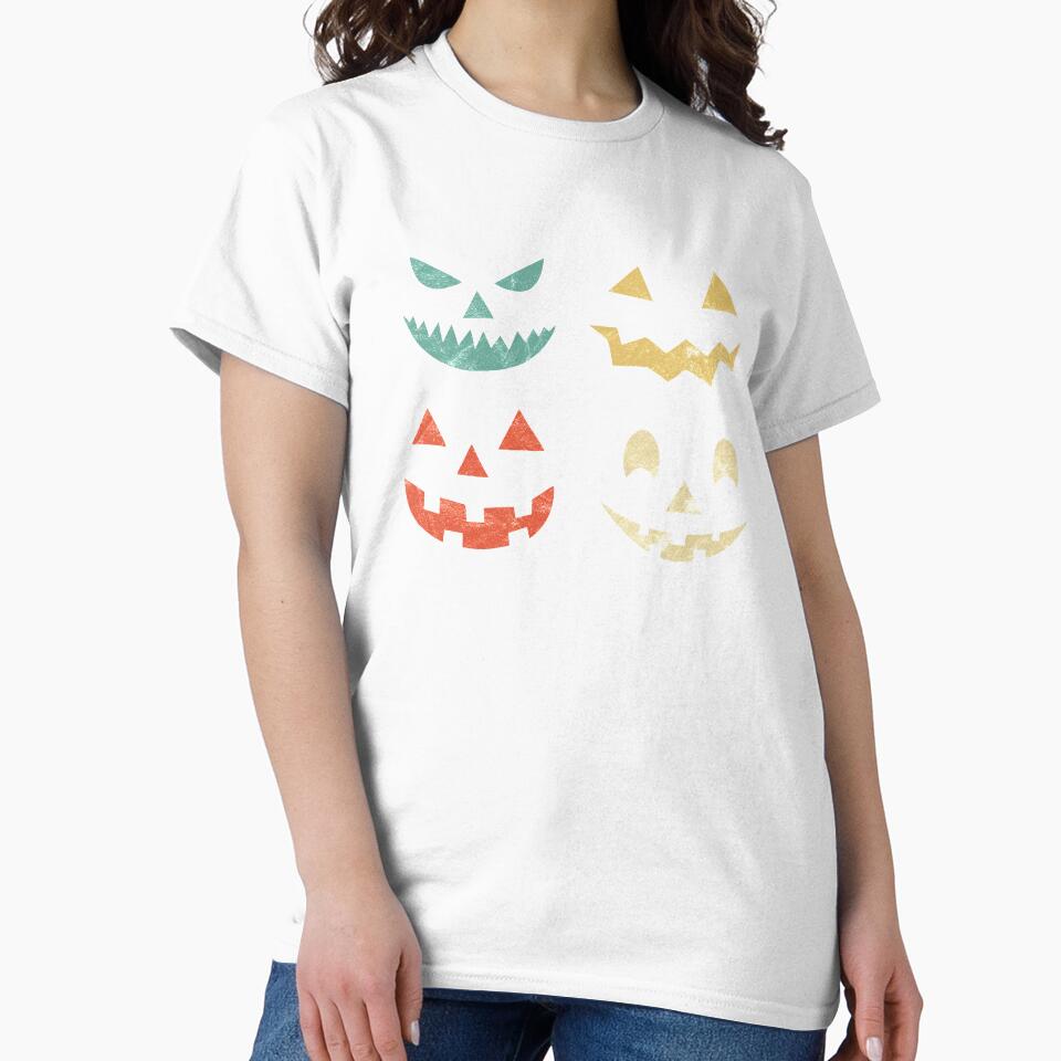 Vintage Halloween Pumpkin Funny Retro Gift by majuga
