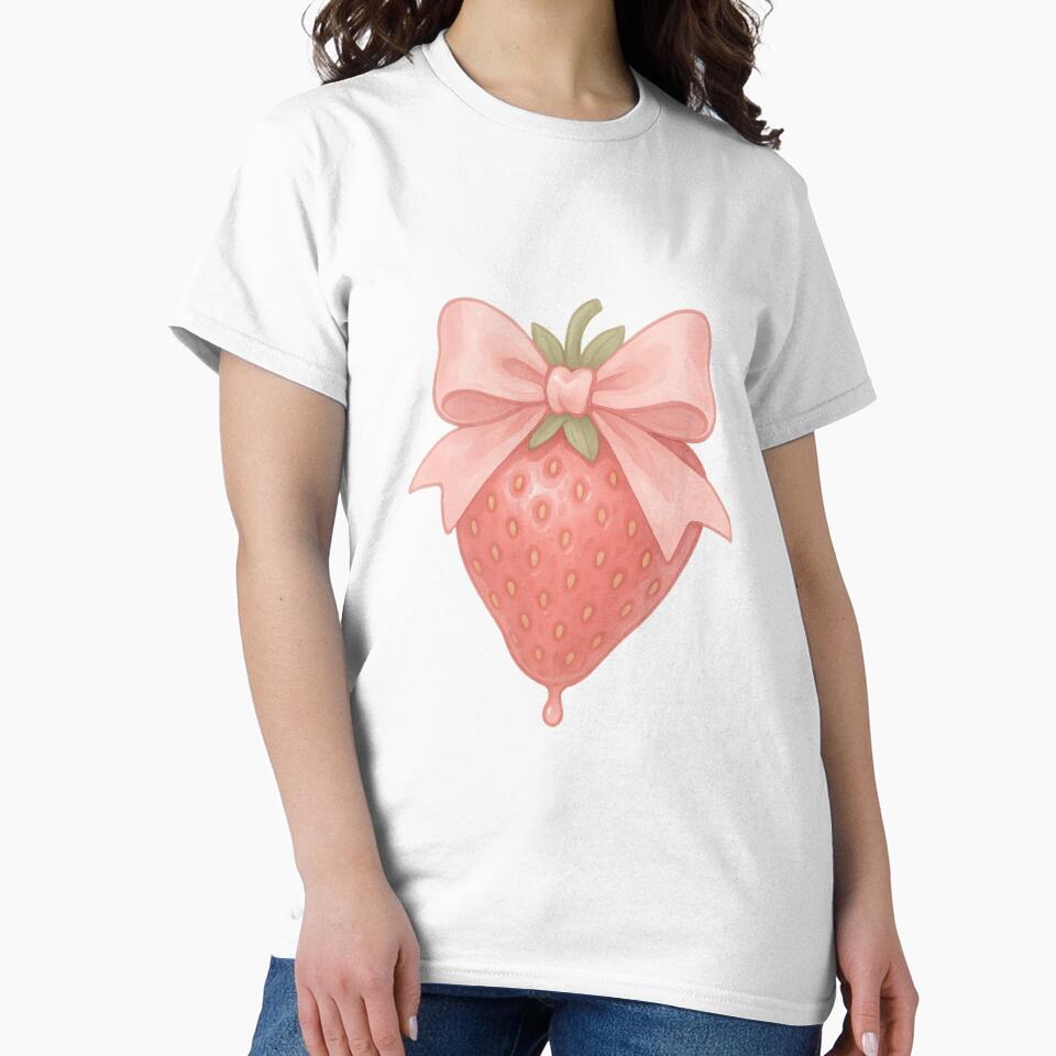 Strawberry Bow Babe by CraftedHome