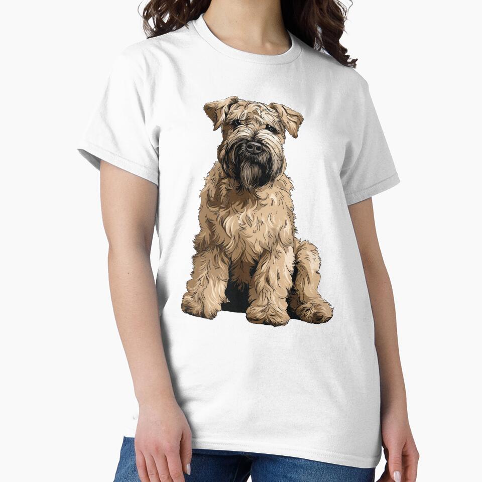 Soft Coated Wheaten Terrier Dog Illustration by whyitsme