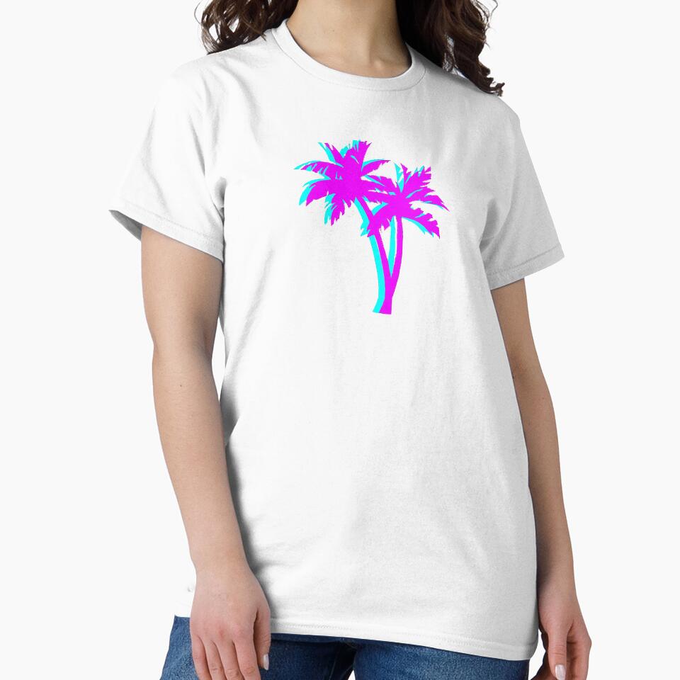 vaporwave palm by Omeris