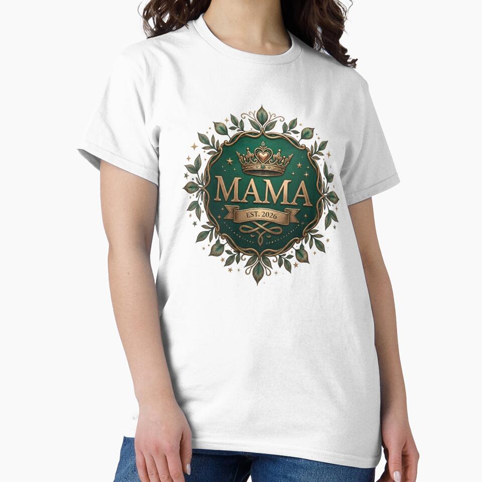 Premium Mother’s Day Shirt – Mama Est 2026 Elegant Tee by relso