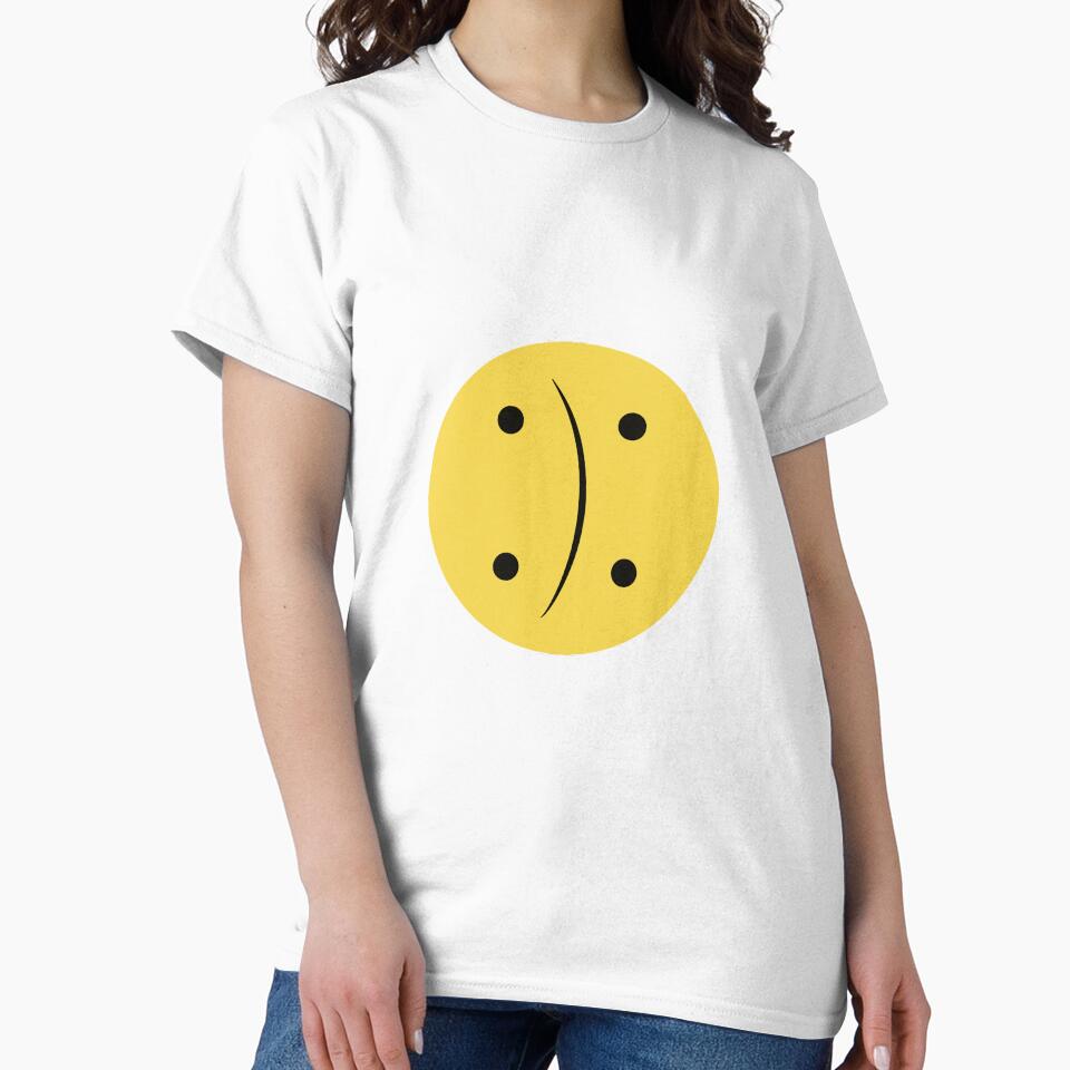 Retro Grunge Neutral Smiley Face by Kate-Redfox