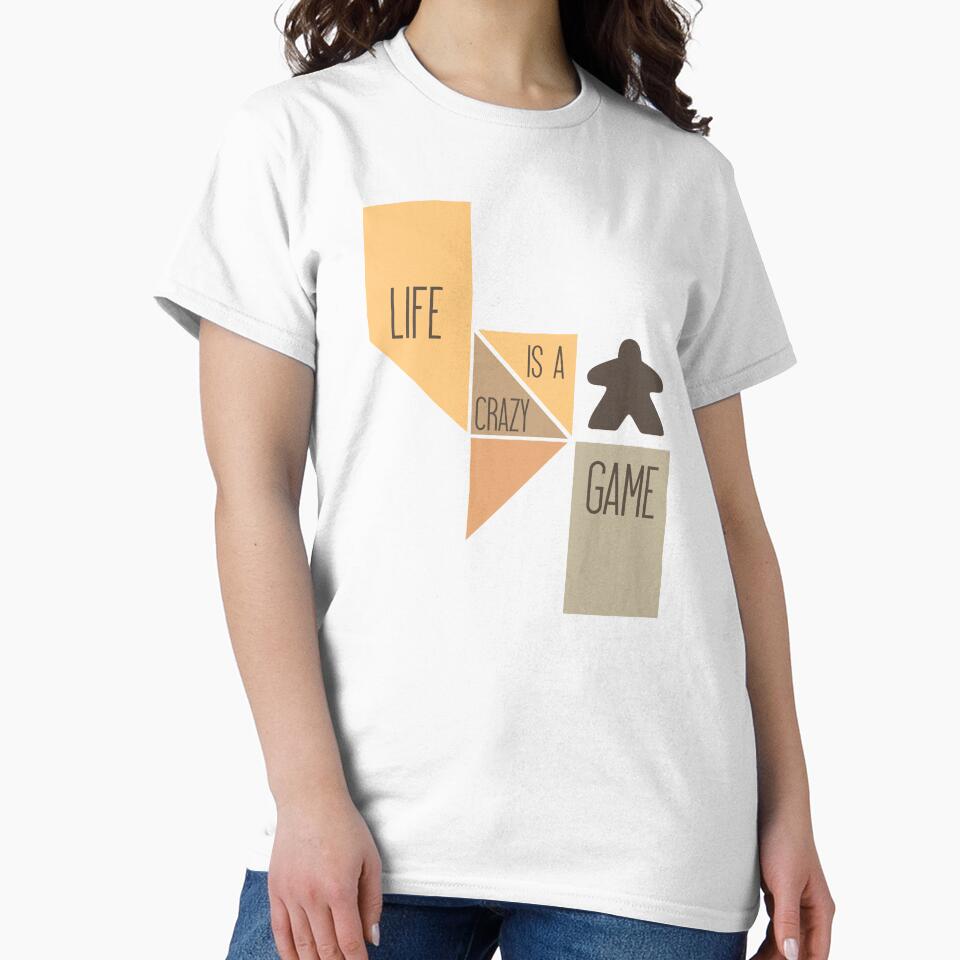 Life is a Crazy Game - Meeple and Board Game Lovers by BeamGeeks