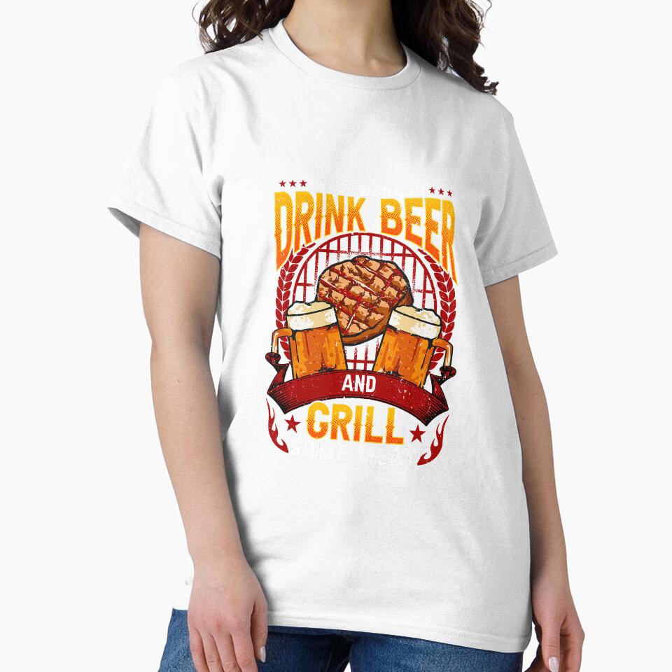Bbq Drink Beer Casual Barbeque Grill by YesterDayCheck
