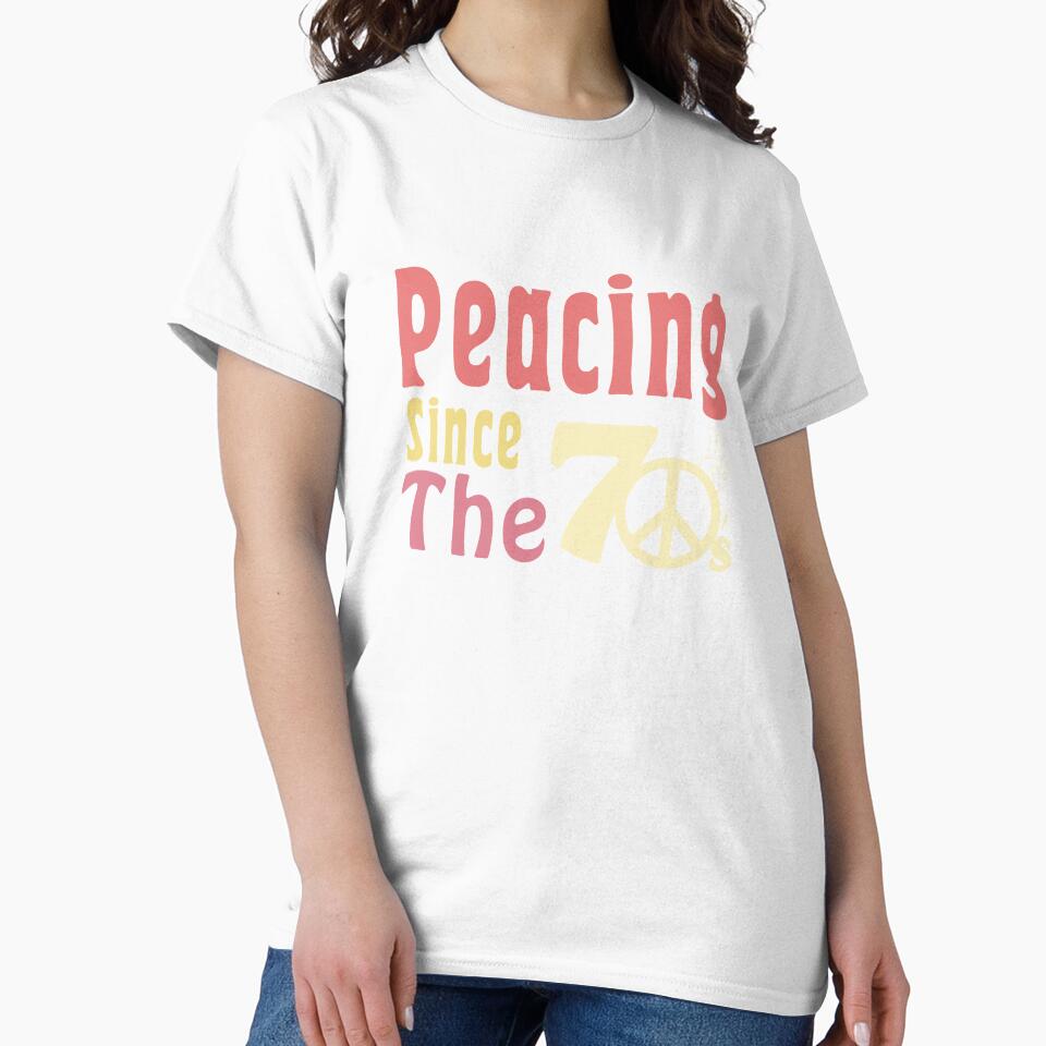 Peacing Since The 70's Pastel Colors by MinimalSketches