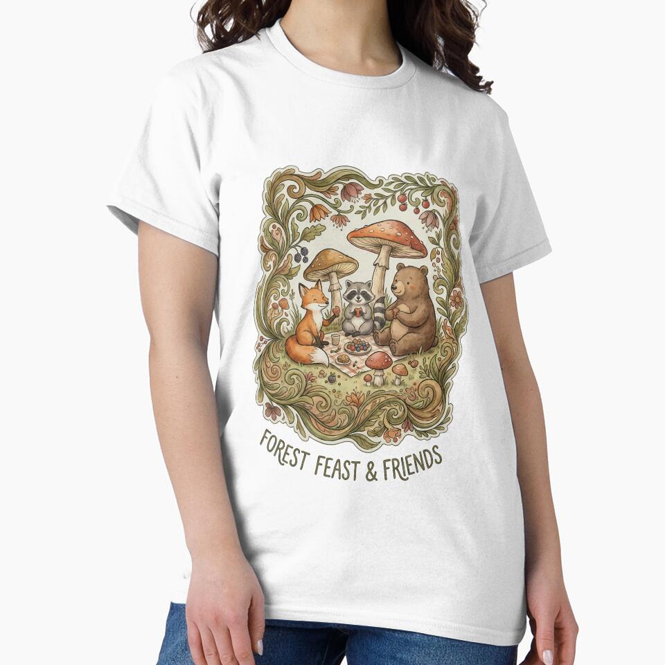 Woodland Animals Forest Feast Picnic Friends by k3rstman1
